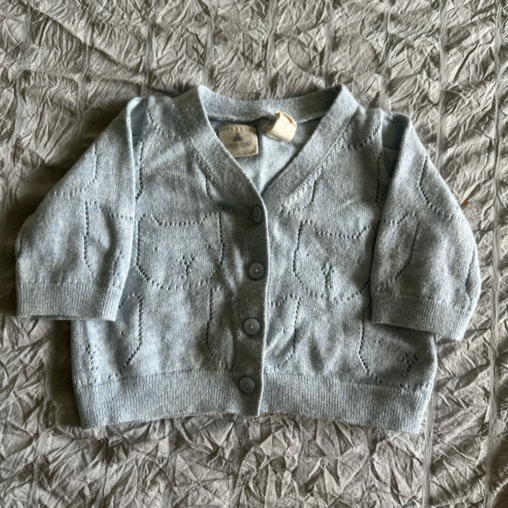 GAP Kids Light Blue Cardigan Sweater